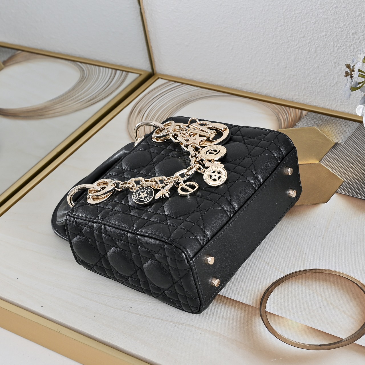 Dior Miss Caro Diorling Mini Bag – Raffia with Cannage motif