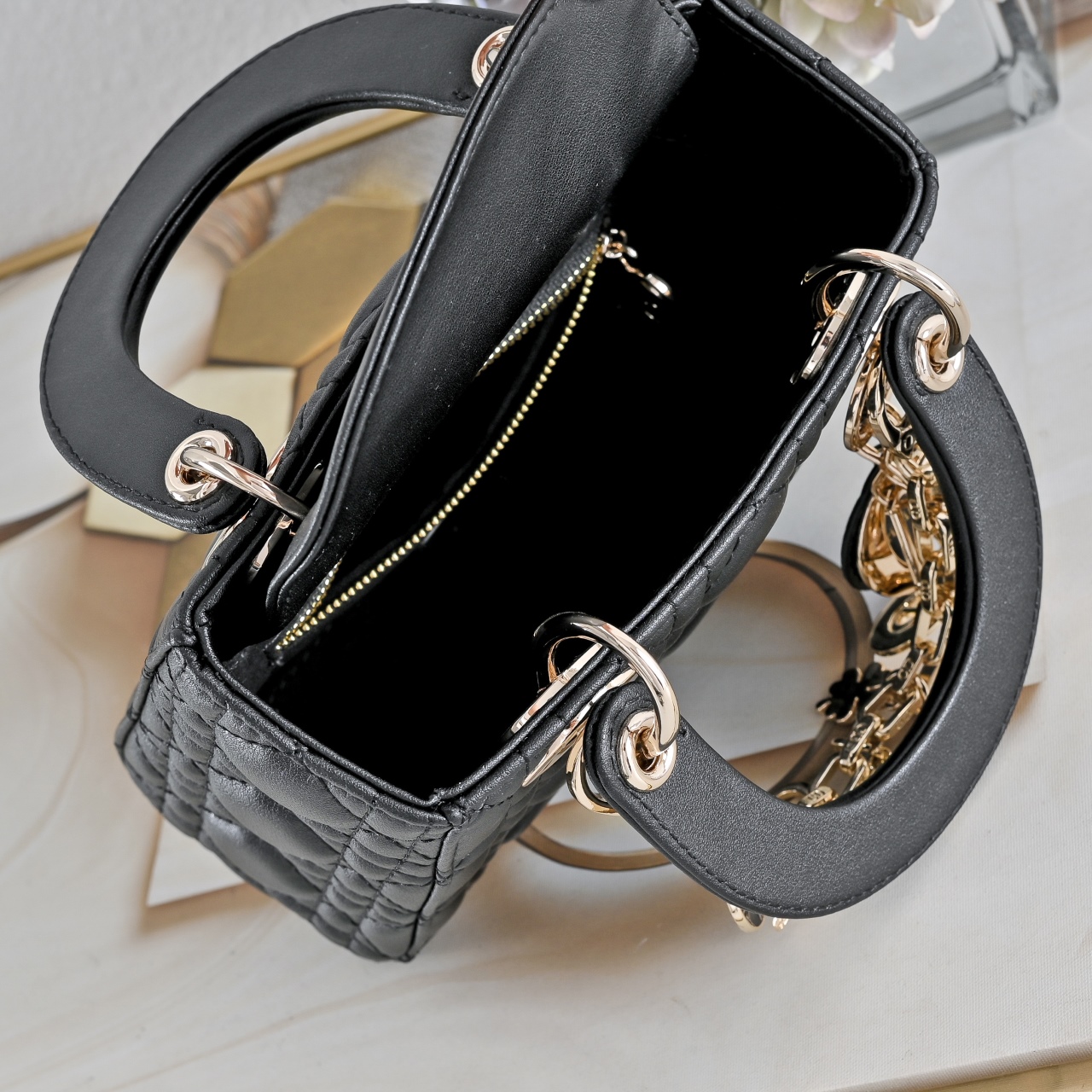Dior Miss Caro Diorling Mini Bag – Raffia with Cannage motif