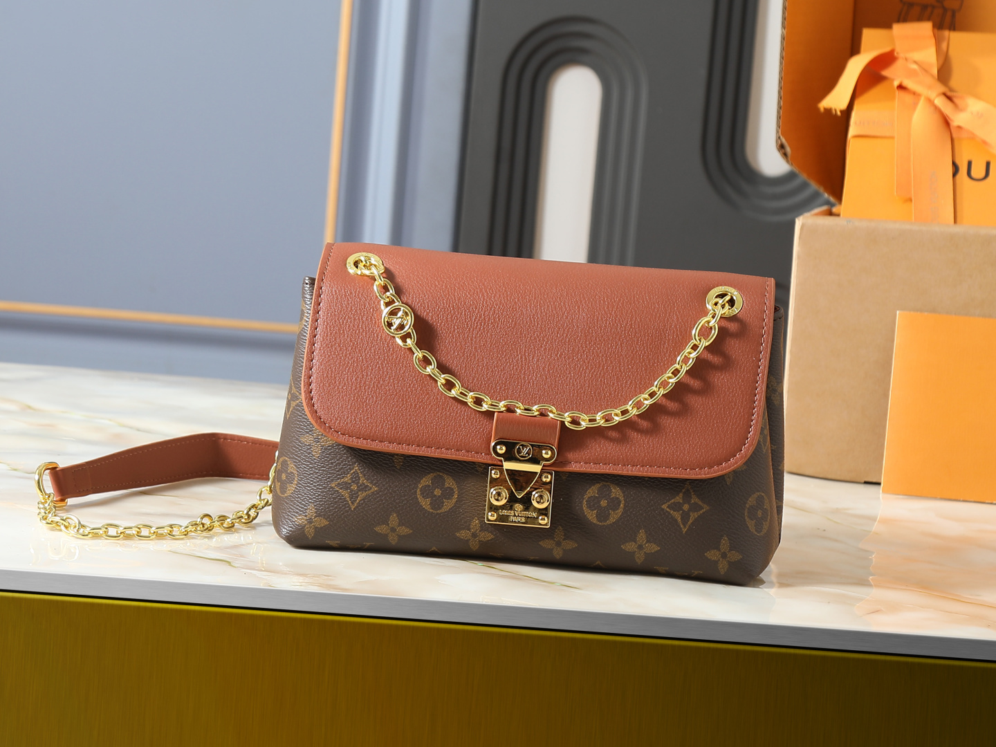 Louis Vuitton Madeleine BB Leather Monogram Handbag