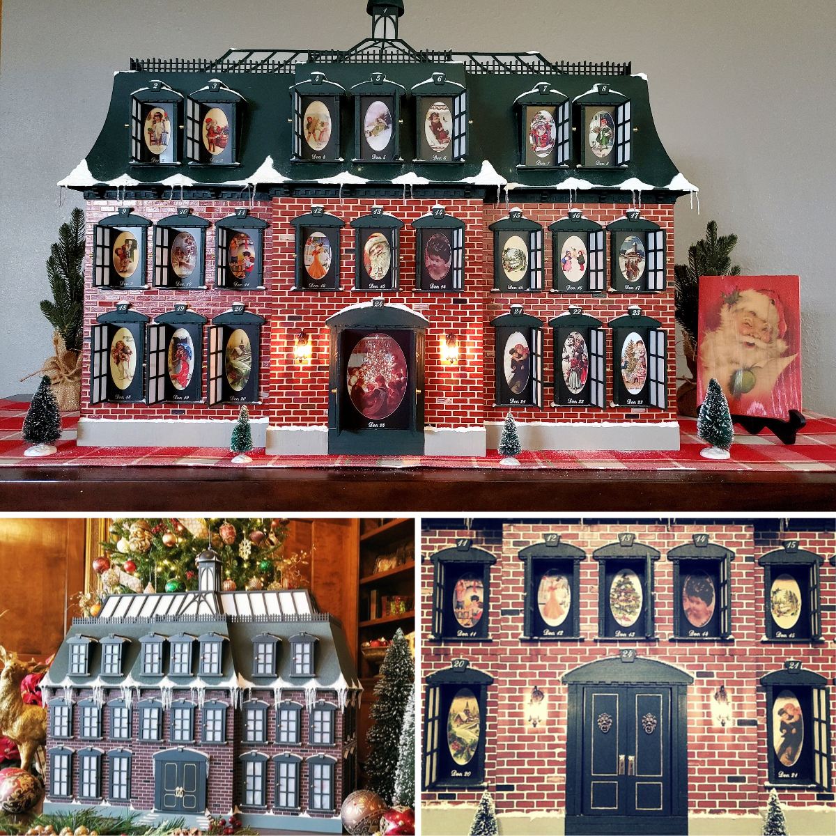 Christmas Advent House Christmas Vacation Advent Calendar Premium E