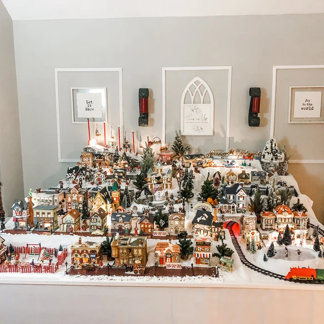 Multilevel BiG 64" Christmas VILLAGE DISPLAY PLATFORm Base