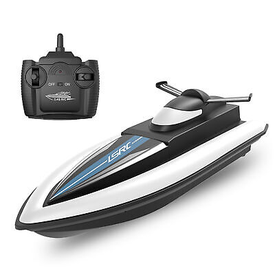 RC Boat 2.4G High Speed Racing Boat Waterproof Rechargeable Model Electric Speed Boat
