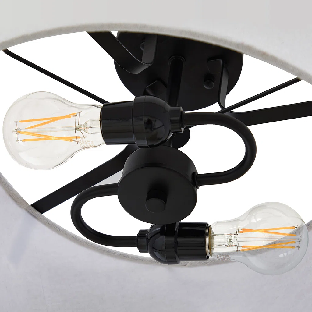 Semi-Recessed Minimalist Ceiling Light