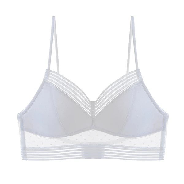 Wireless lower back lifting lace bra