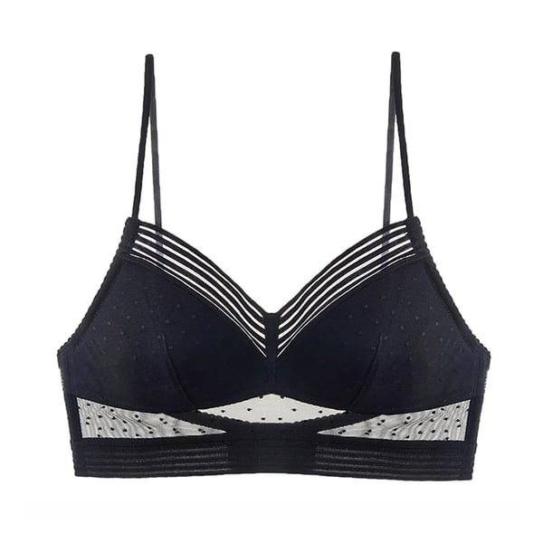 Wireless lower back lifting lace bra