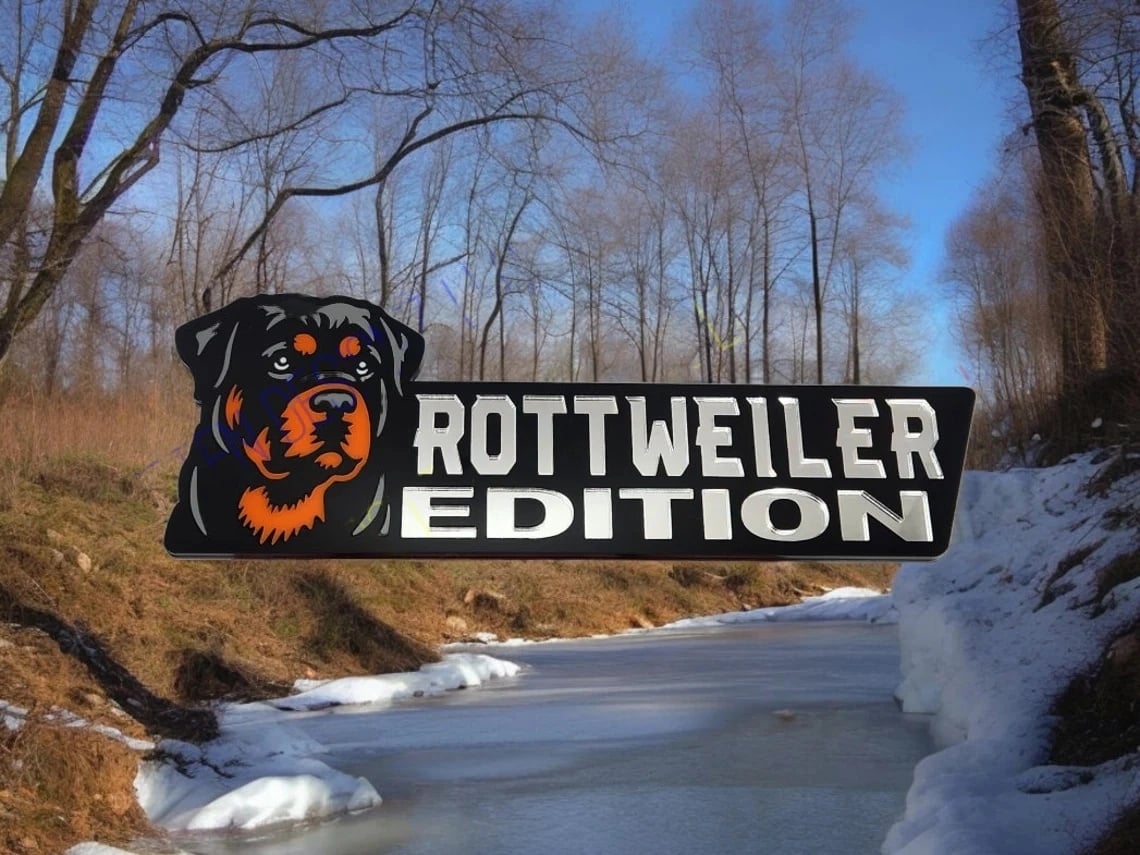 Dog Car Badge Laser Cutting Car Emblem