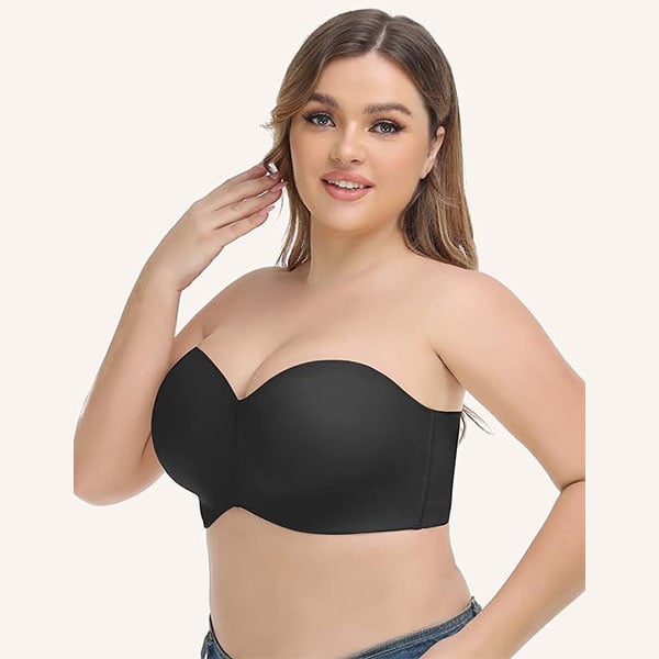 SALE 49% OFF - Full Support Seamless Strapless Convertible Bandeau Bra