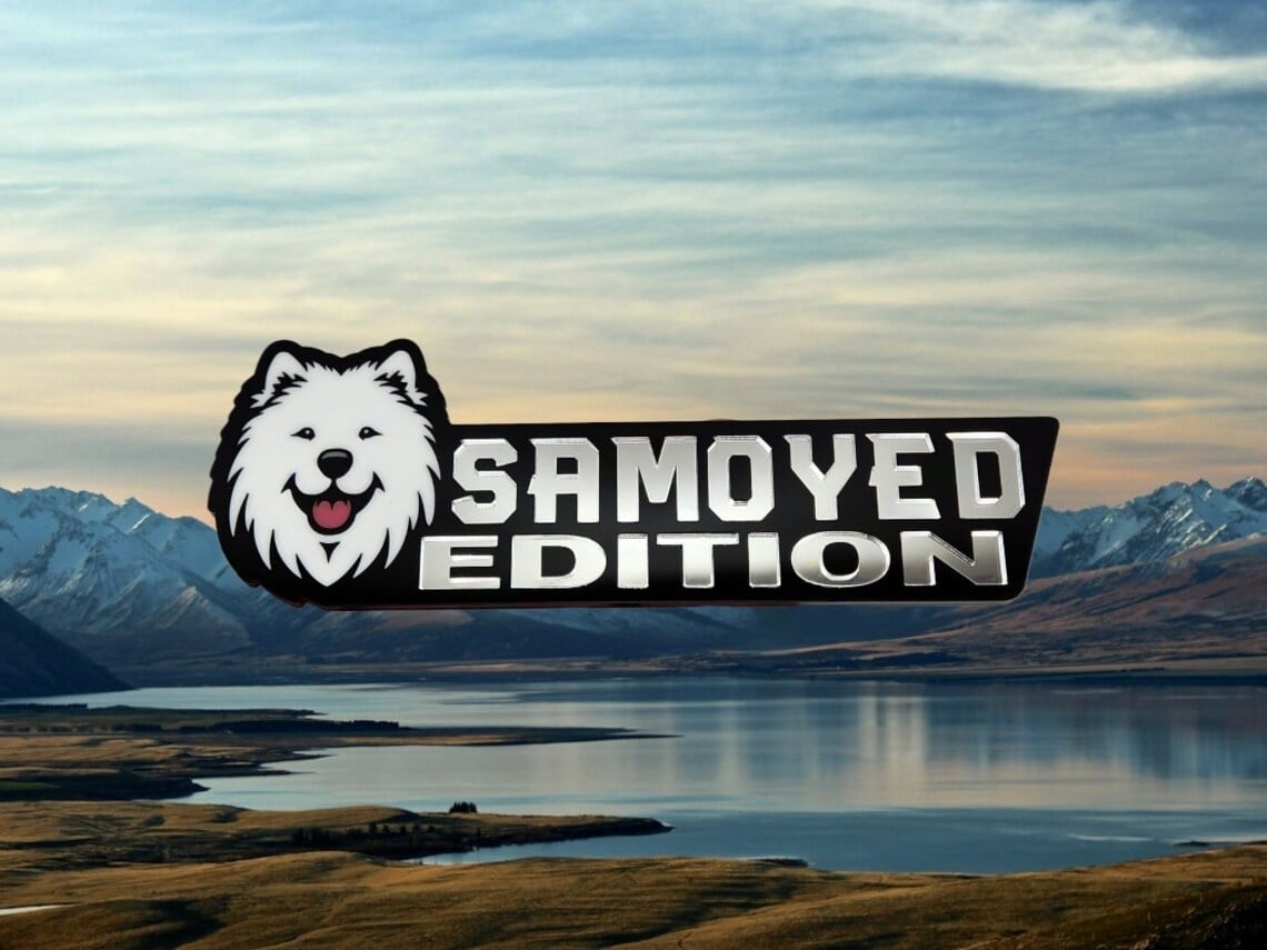 Dog Car Badge Laser Cutting Car Emblem