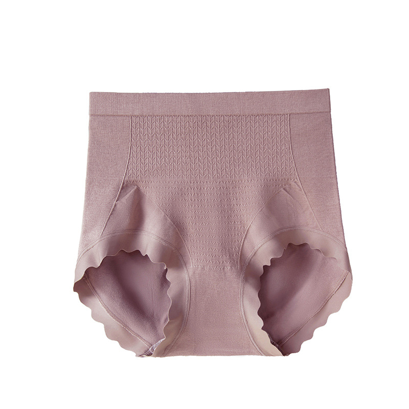 女士桑蠶絲無縫大碼高腰內褲
