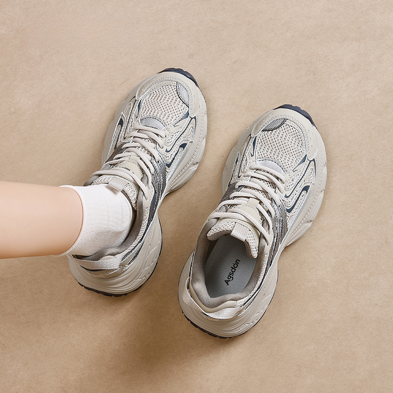 四季厚底顯高登山鞋34-43碼
