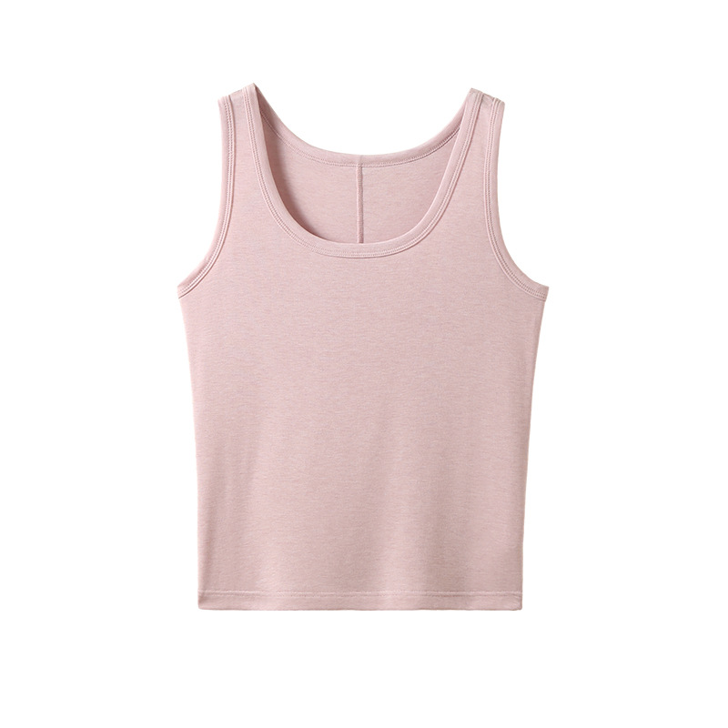 女春夏純色萊賽爾天絲背心