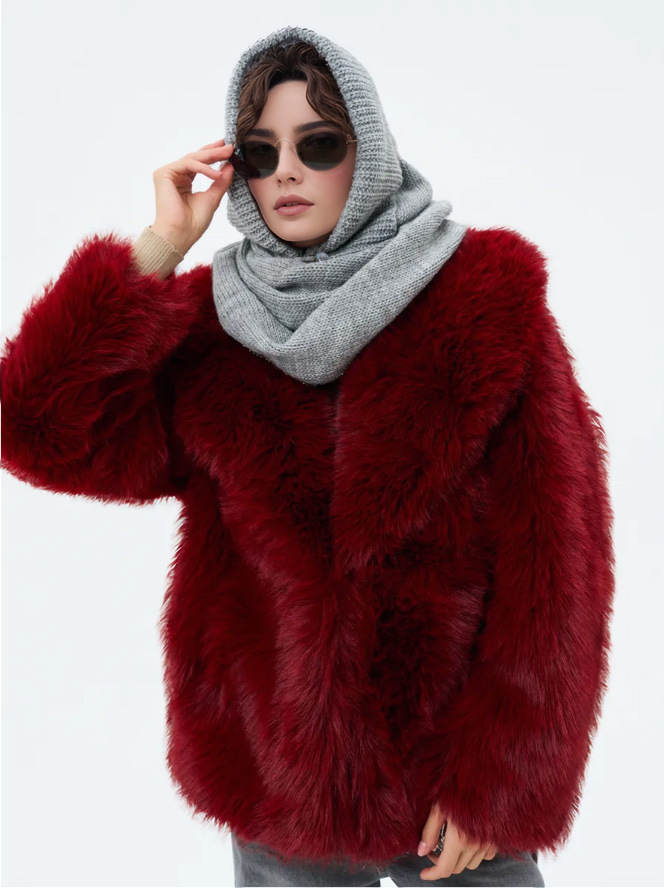 交叉圍脖一體兩用帽子圍巾