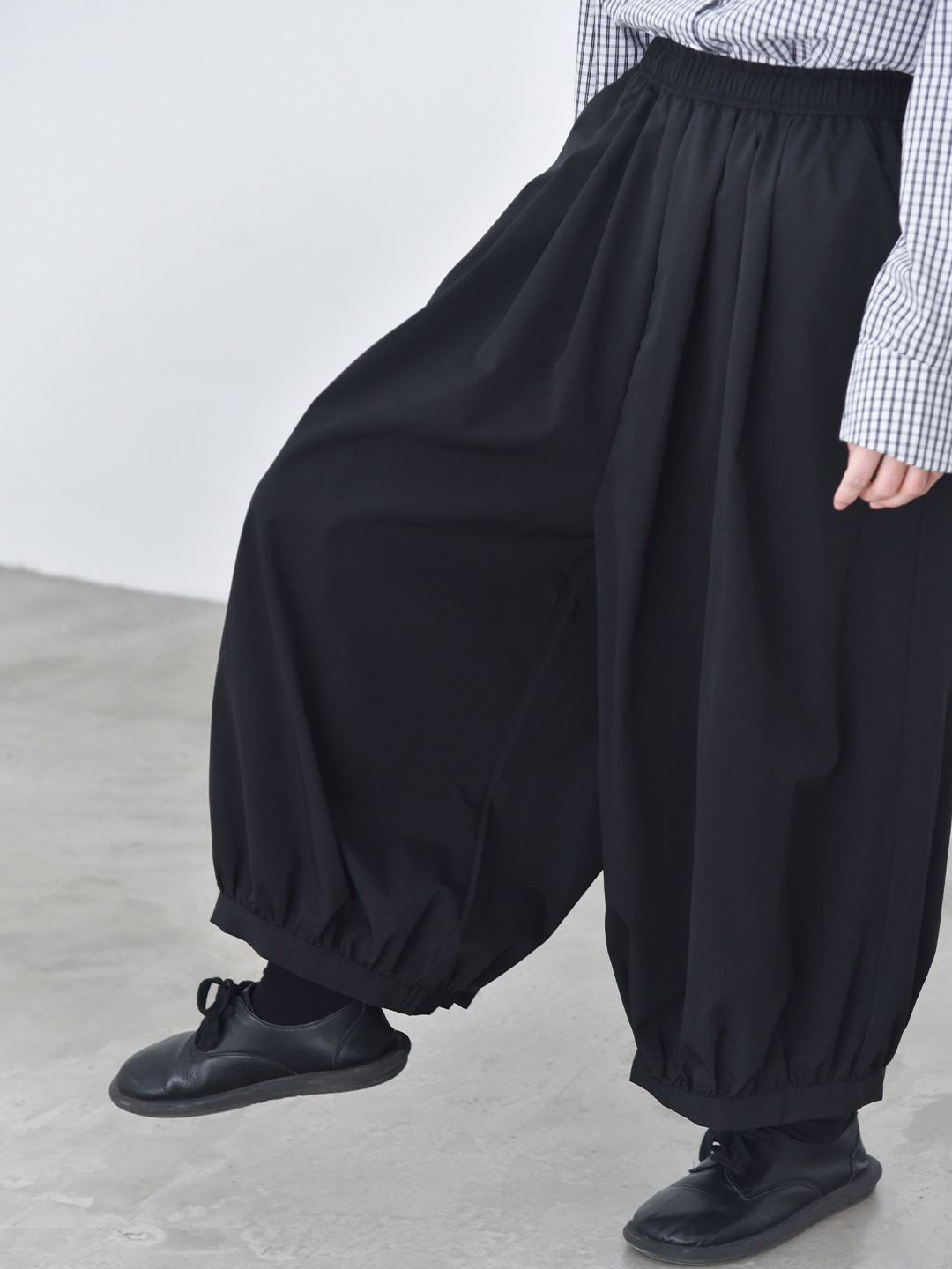 女士春秋肌理感超寬鬆燈籠裙褲