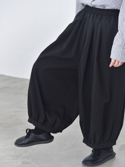 女士春秋肌理感超寬鬆燈籠裙褲