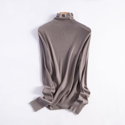 女士無縫一體手指套羊毛衫