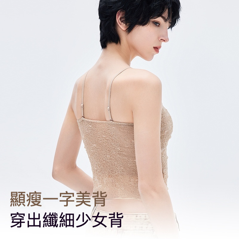 女士泡泡蕾絲內衣美背