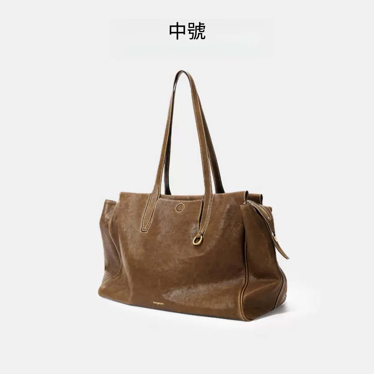 植鞣手提斜挎波士頓手提包