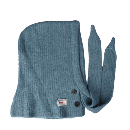 巴拉克拉法圍巾一體毛線帽