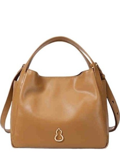 圓滿包頭層牛皮手拎菜籃子