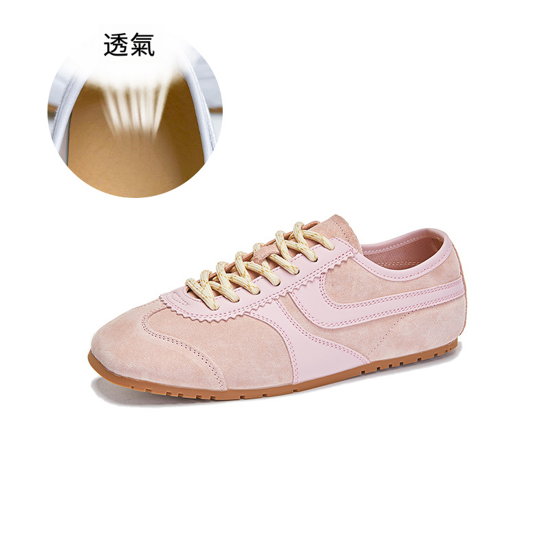 女士春秋平底多色阿甘鞋