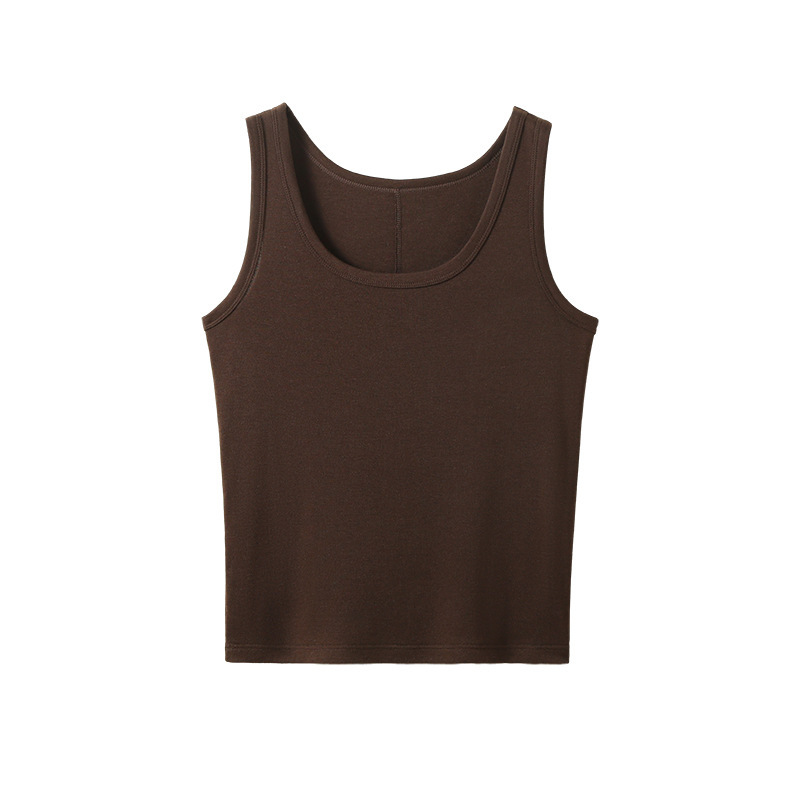 女春夏純色萊賽爾天絲背心