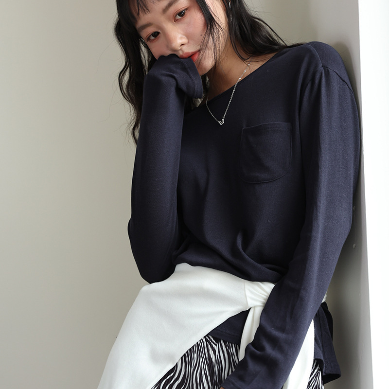 女春夏天絲亞麻長袖罩衫