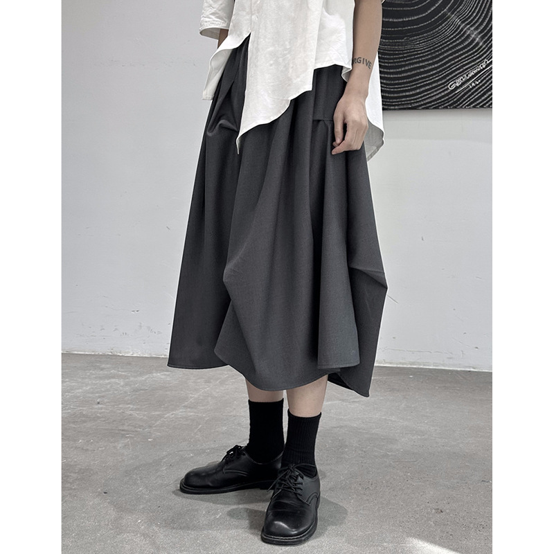 女士日雜風不規則半身裙