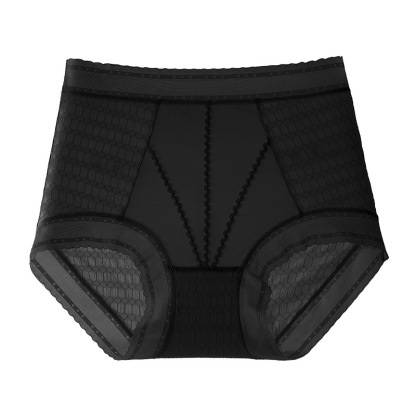 女蕾絲無痕大碼中腰內褲