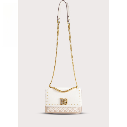 铆钉装饰链条斜挎小方包