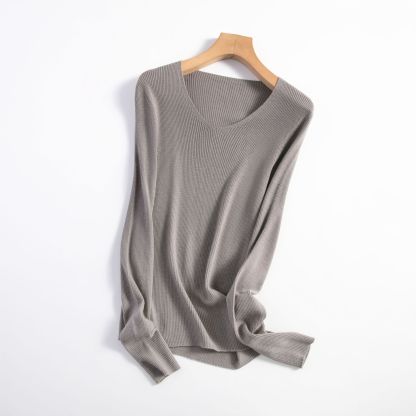 女士早秋無縫半高領100精仿羊毛打底衫