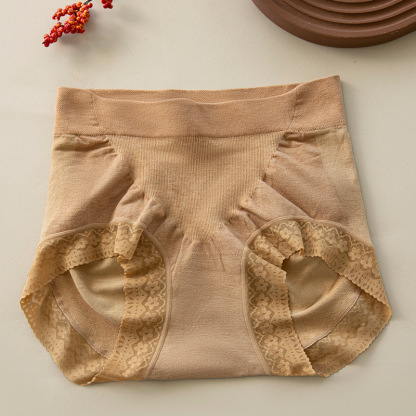 女士中高腰提臀輕塑形收腹內褲