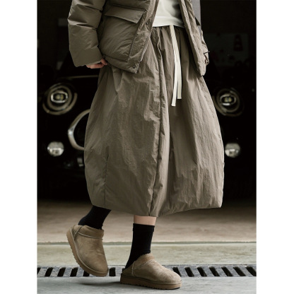 女士冬季90白鴨絨羽絨裙