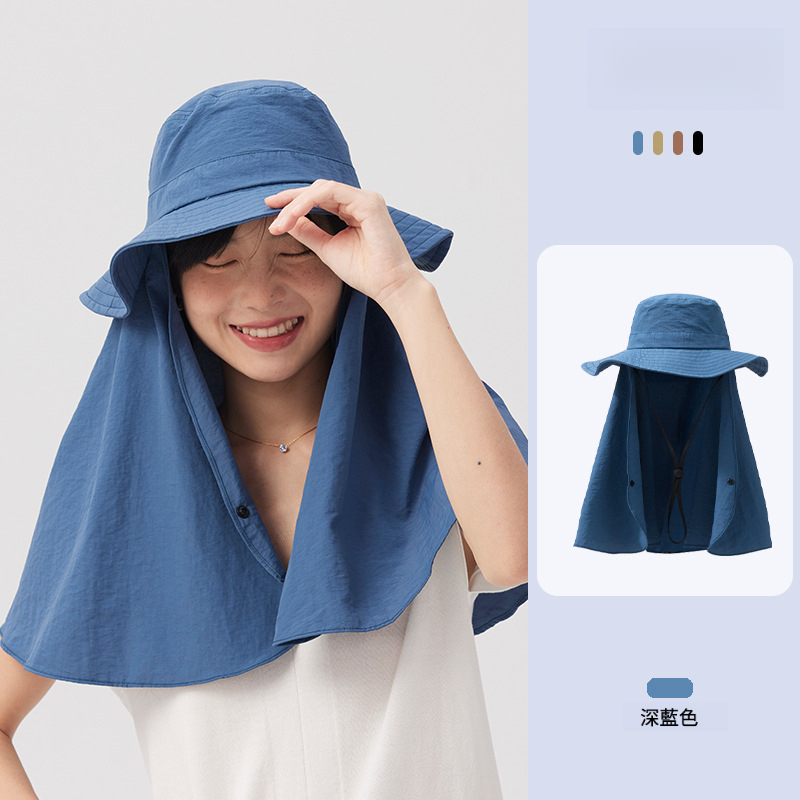 遮陽帽全方位防護漁夫帽