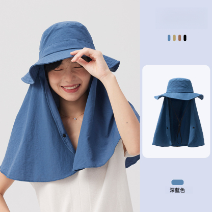 遮陽帽全方位防護漁夫帽