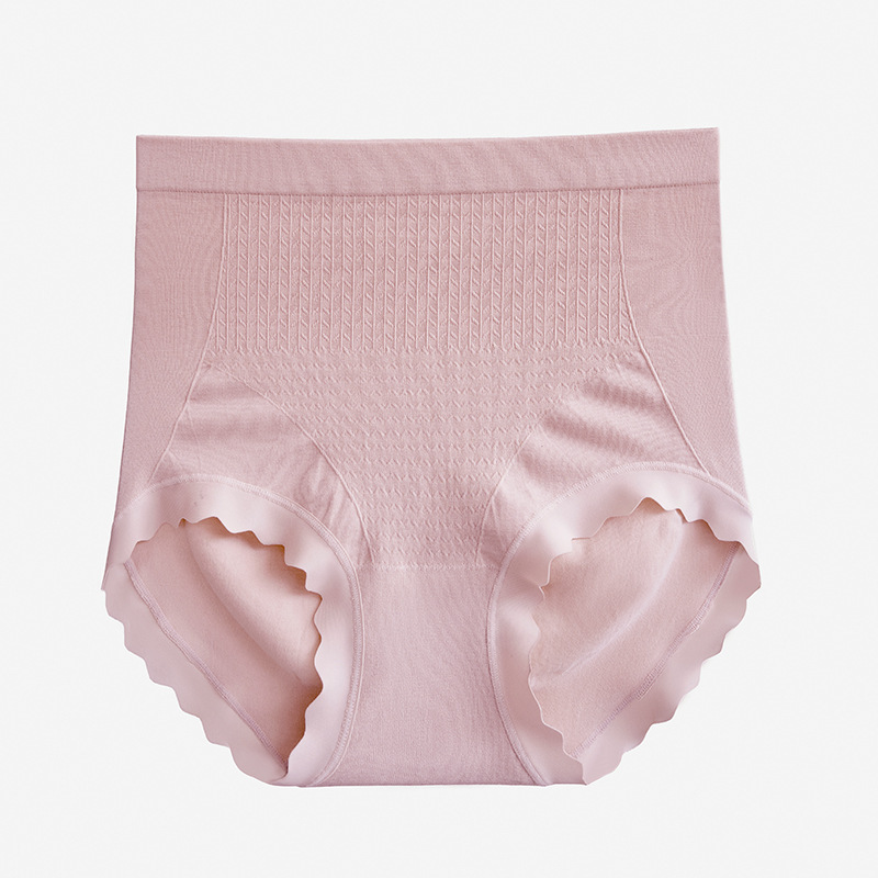 女士桑蠶絲無縫大碼高腰內褲