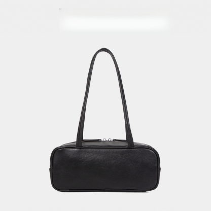 植鞣頭層牛皮法棍包