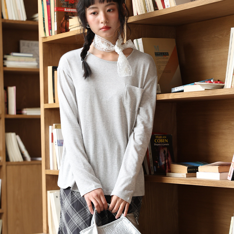 女春夏天絲亞麻長袖罩衫