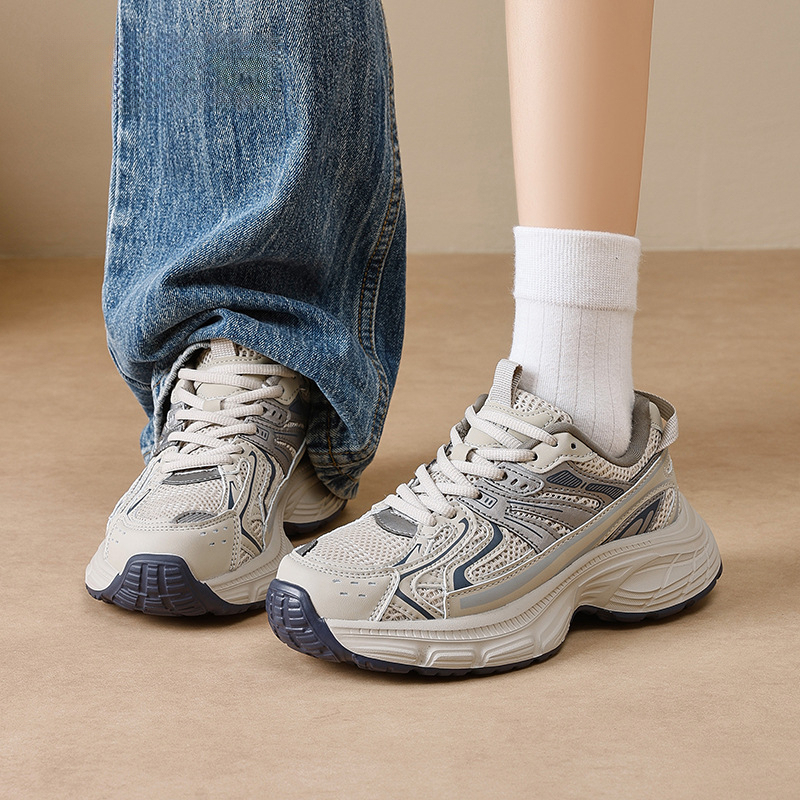四季厚底顯高登山鞋34-43碼