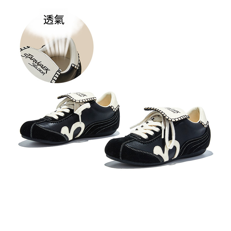 女士春秋復古阿甘鞋