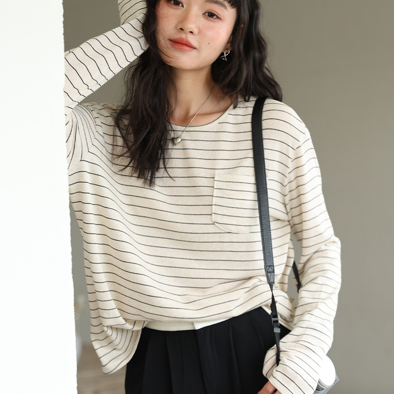 女春夏天絲亞麻長袖罩衫