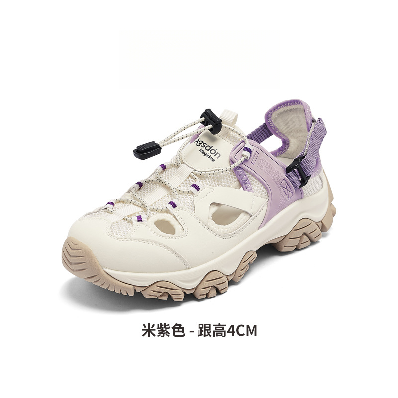 女春秋厚底鏤空溯溪涼鞋