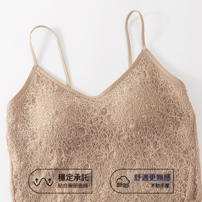 女士泡泡蕾絲內衣美背