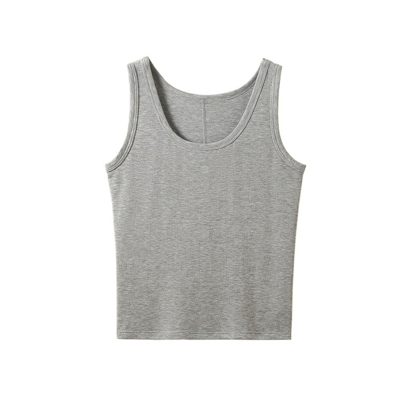 女春夏純色萊賽爾天絲背心