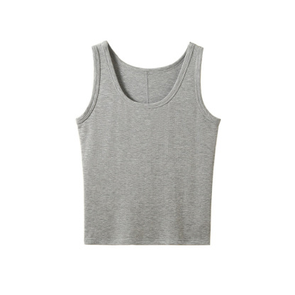 女春夏純色萊賽爾天絲背心