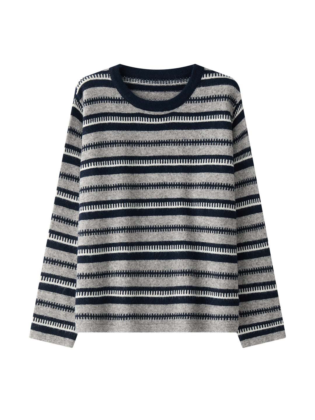 女士秋冬復古齒輪毛衣