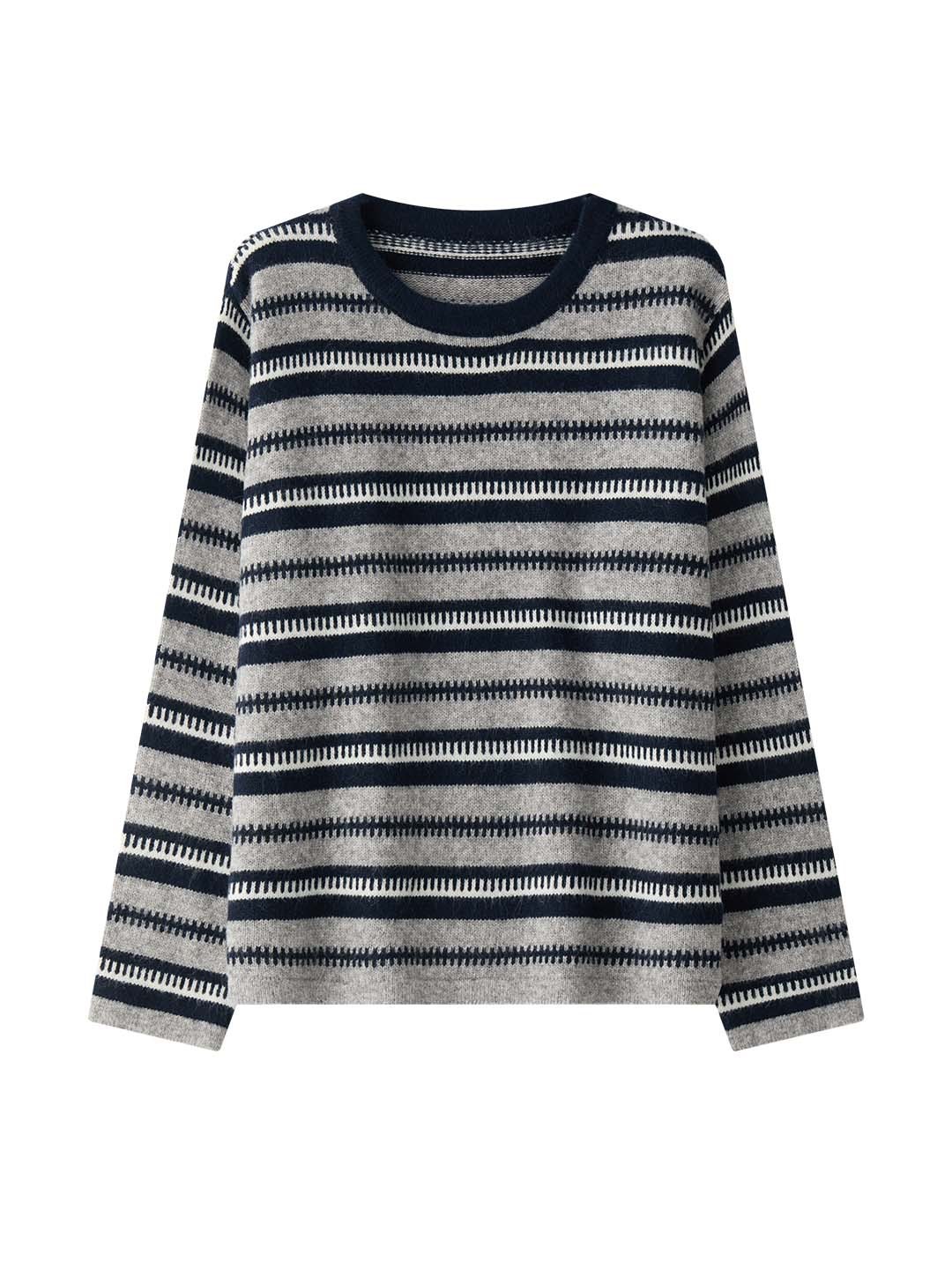 女士秋冬復古齒輪毛衣