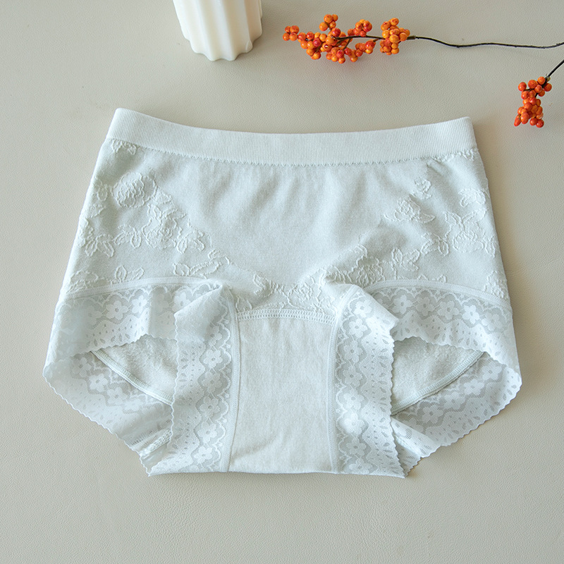 女士收腹塑形浮雕花卉無痕內褲