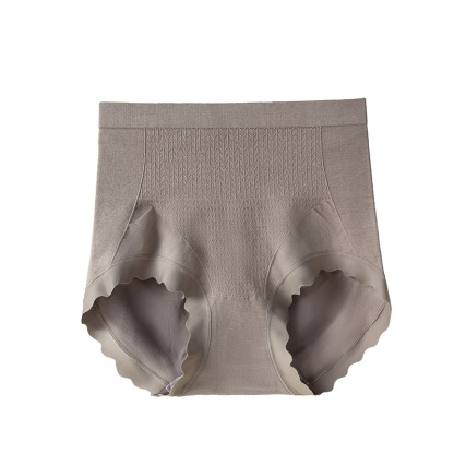 女士桑蠶絲無縫大碼高腰內褲