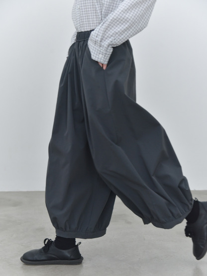 女士春秋肌理感超寬鬆燈籠裙褲