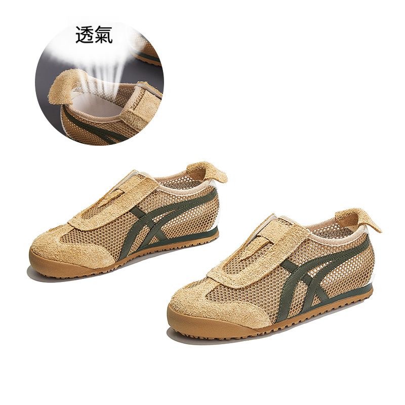 女夏平底真皮包頭運動半拖鞋